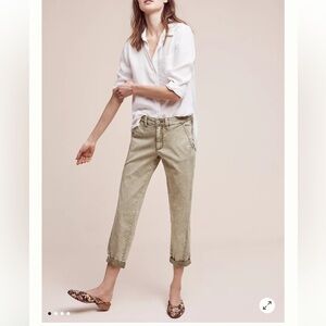 Anthropologie Relaxed Chino Pants